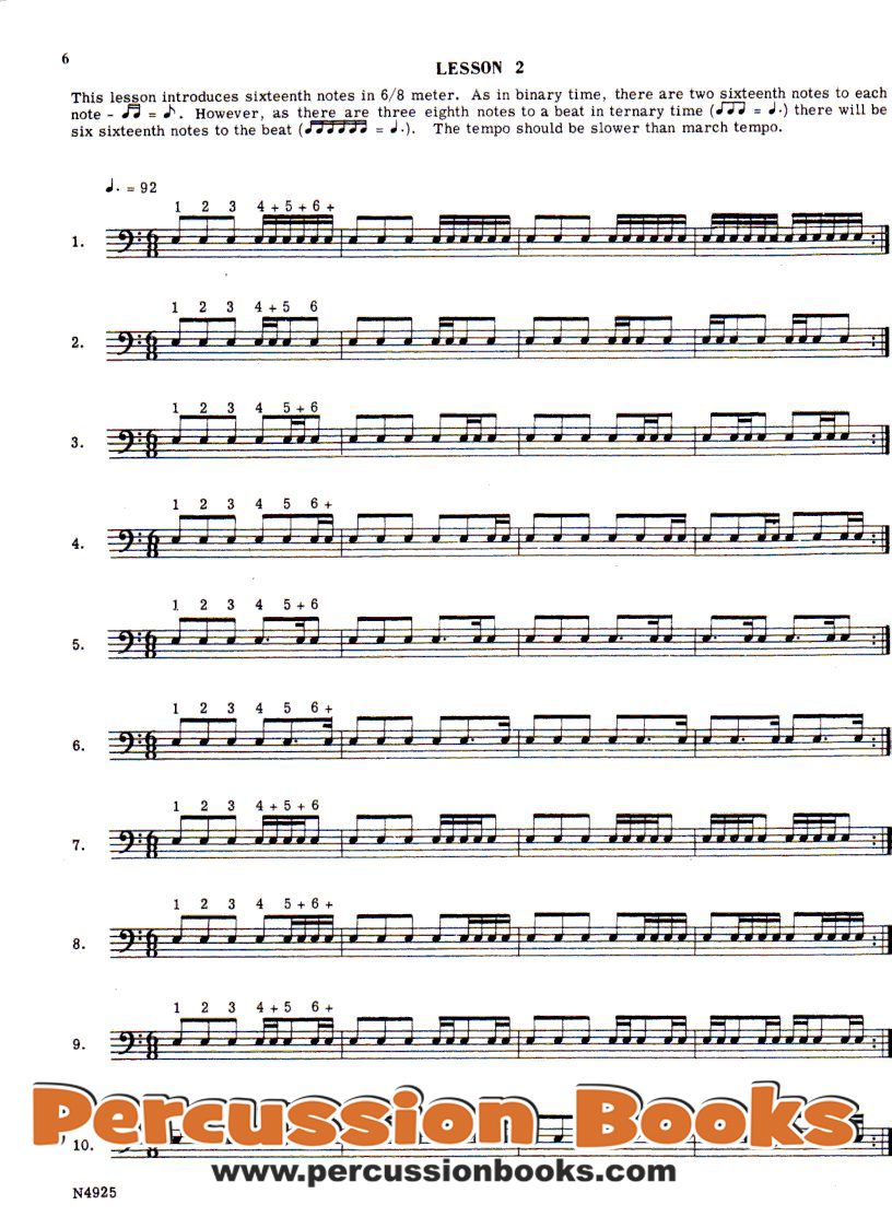 Snare Drum Method 2 Sample 1